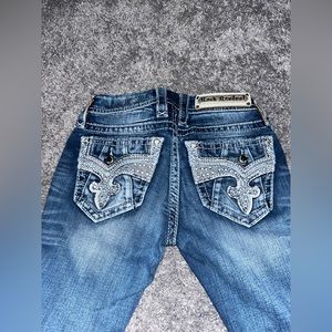 Women’s rock revival jeans.